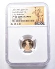 Photo of a 2021-W American Gold Eagle 1/10 oz Proof from an eBay listing that sold on Jul 17, 2026