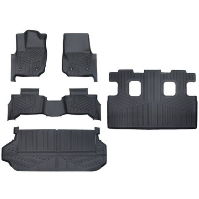 Floor Mats + Cargo Liners For 2025-2026 Toyota 4Runner TPE Rubber All Weather