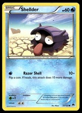 Shellder 22/122 Pokemon Card BREAKpoint Common 60 HP LP UM