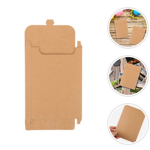 100 Pcs Kraft Paper CD Bag Dvd Sleeves Envelope Disc Storage Pouch - Afbeelding 5 van 12