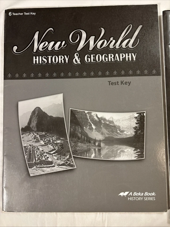 Abeka 6th Grade 4th Edition New World History &Geography Test & Quiz And Keys - Image 2 of 4