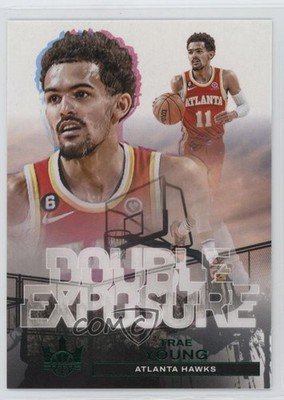 2023-24 Panini Court Kings Double Exposure Jade 11/25 Trae Young #17 hs9