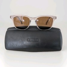 RAEN Alvez SHADOW Grey / Brown Lens Square Horn Rim Sunglasses 50-18-145