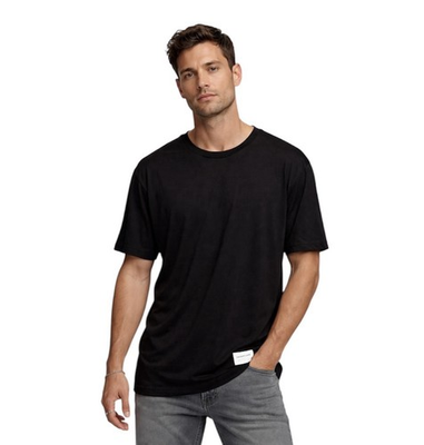 #ad NWT Helmut Lang Men’s Black Label Tee Drape Jersey Size L $64.87