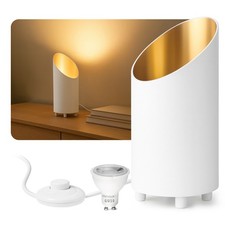 Uplight lampada da terra AUREVA lampada da tavolo con LED fourSTEP GU10 5W bianco caldo faretto