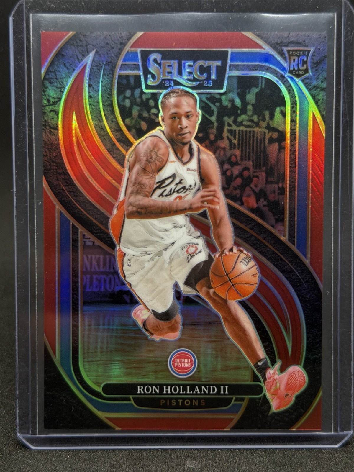 2024-25 Select Ron Holland II Premier RC Red Prizm #28/199 Pistons