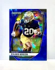 2025 Panini Prizm Draft Picks Football Blue Ice Benjamin Morrison #75