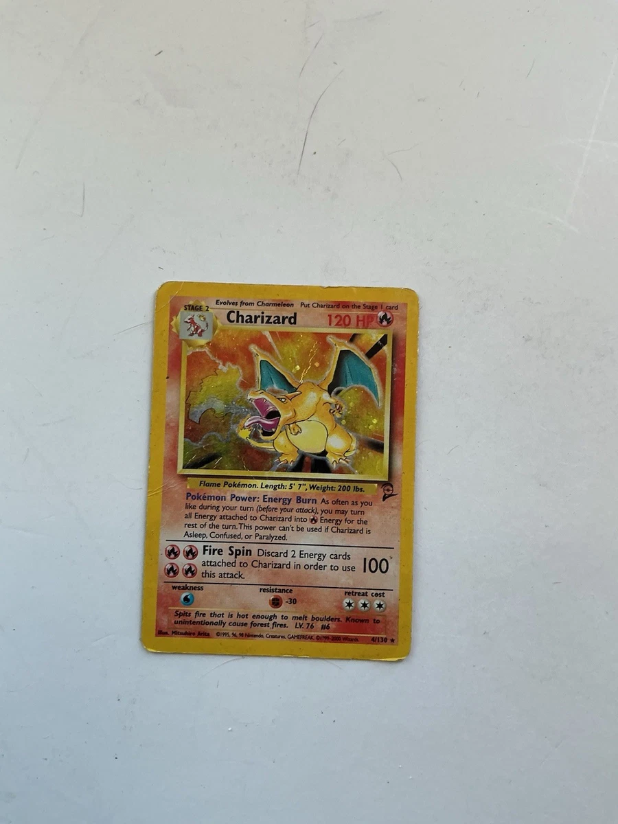 Charizard Pokémon TCG Base Set 2 English Collectible Individual