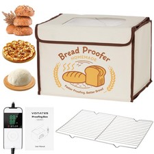 Folding Bread Proofing Box with Temp Control (50-113℉) & 48H Timer, Sourdough...