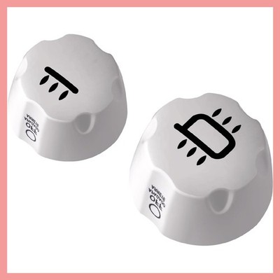 1 Set 60088 BBQ Burner Knobs For Weber Q300 Q320 Q3000 Q3200 Series Gas Grills