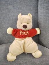 Baby Disney STORE Winnie the Pooh Satin Crinkle Stuffed Plush KIDS PREFERRED EUC