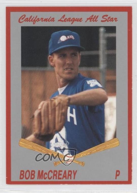 1992 Cal League California League All-Stars Bob McCreary #33 0f4