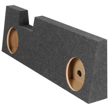 QPower Ford F-Series Super Duty Crew Cab Dual 10-Inch Empty Woofer Box - Model B