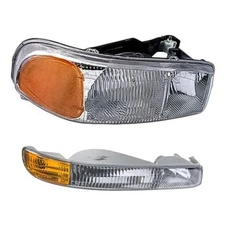 For GMC Sierra 1500 Classic 07 2-Piece Kit (Passenger Side Headlight, Passenger
