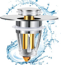 Tap n universal para lavabo de ba o, apto para orificios de drenaje de 2,7 a 5 c