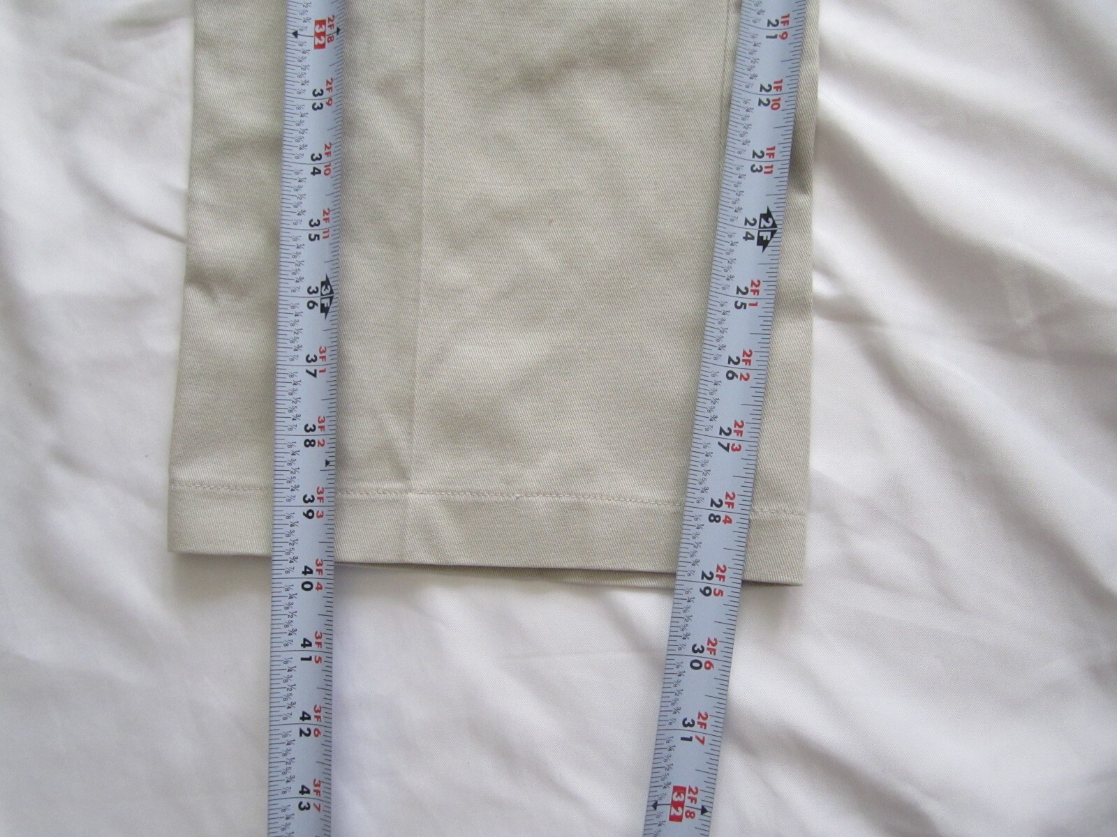 Vtg Men's Tommy Hilfiger Khaki Cotton Pants Sz 34 x 29 (MP210) thumbnail 5