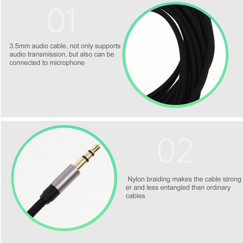 Cable auxiliar Jack Cable de audio Cable de audio estéreo Conector Cable de audio - Imagen 12 de 12