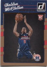 SHELDON McCLELLAN RC 2016/17 Donruss Basketball Rookie -WASHINGTON WIZARDS- #199