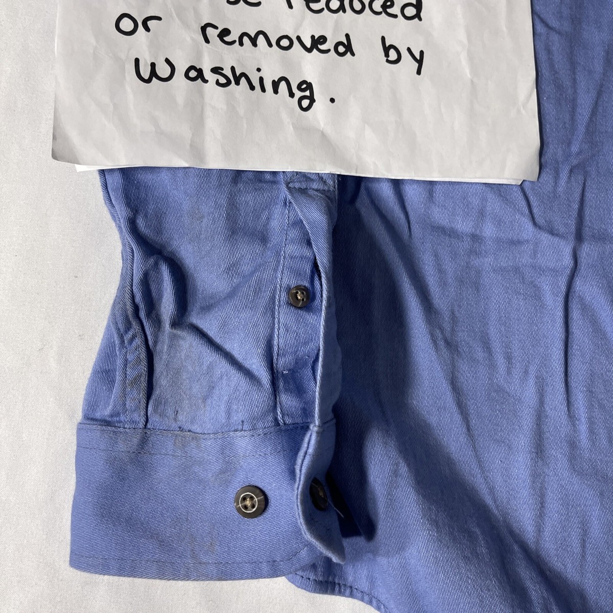 Carhartt CAT2 FR Flame RESISTANT 294-80 Large Light BLUE LS