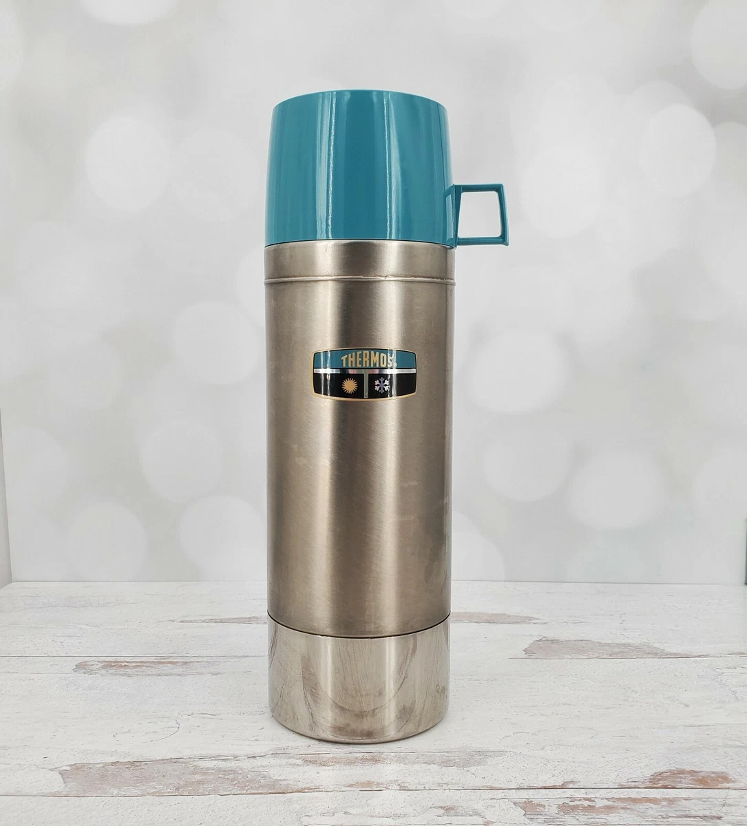 Vintage Thermos Stainless Steel 1.1 Quart Vacuum Bottle New for Sale in  Garden City P, NY - OfferUp