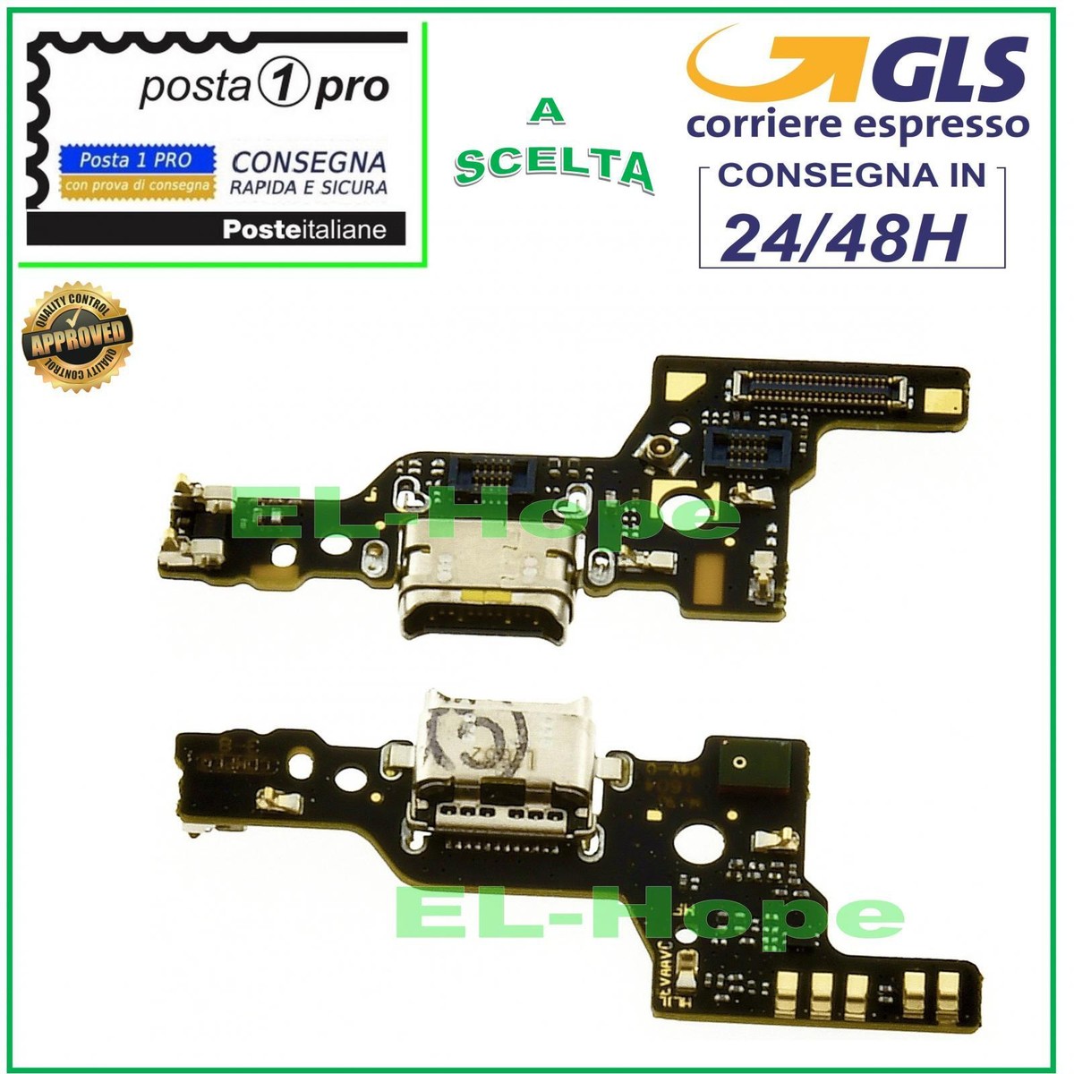 HUAWEI CONNETTORE RICARICA P9 PLUS VIE L29 L09 MICROFONO DOCK TYPE C CARICA - Foto 4