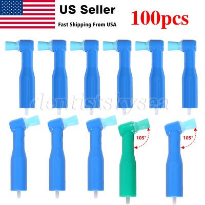 Dental Disposable Prophy Angles Regular Cup Latex Free Right Angle 90°/105°