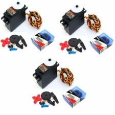 Hitec HS5645 MG 5645 Digital High Torque Metal Gear MG RC Airplane Servo 3 Pack