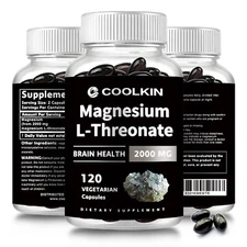 120pcs Magnesium L-Threonate 2000mg - Nootropic Brain Booster, Memory and Focus