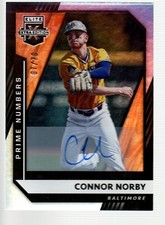 2021 Elite Extra Edition Signatures Prime Numbers B #41 Connor Norby 7/70