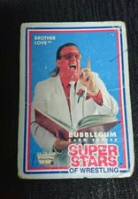 WWF 1989 #18 brother love series 1 market scene superstars of Wrestling Card wwe
