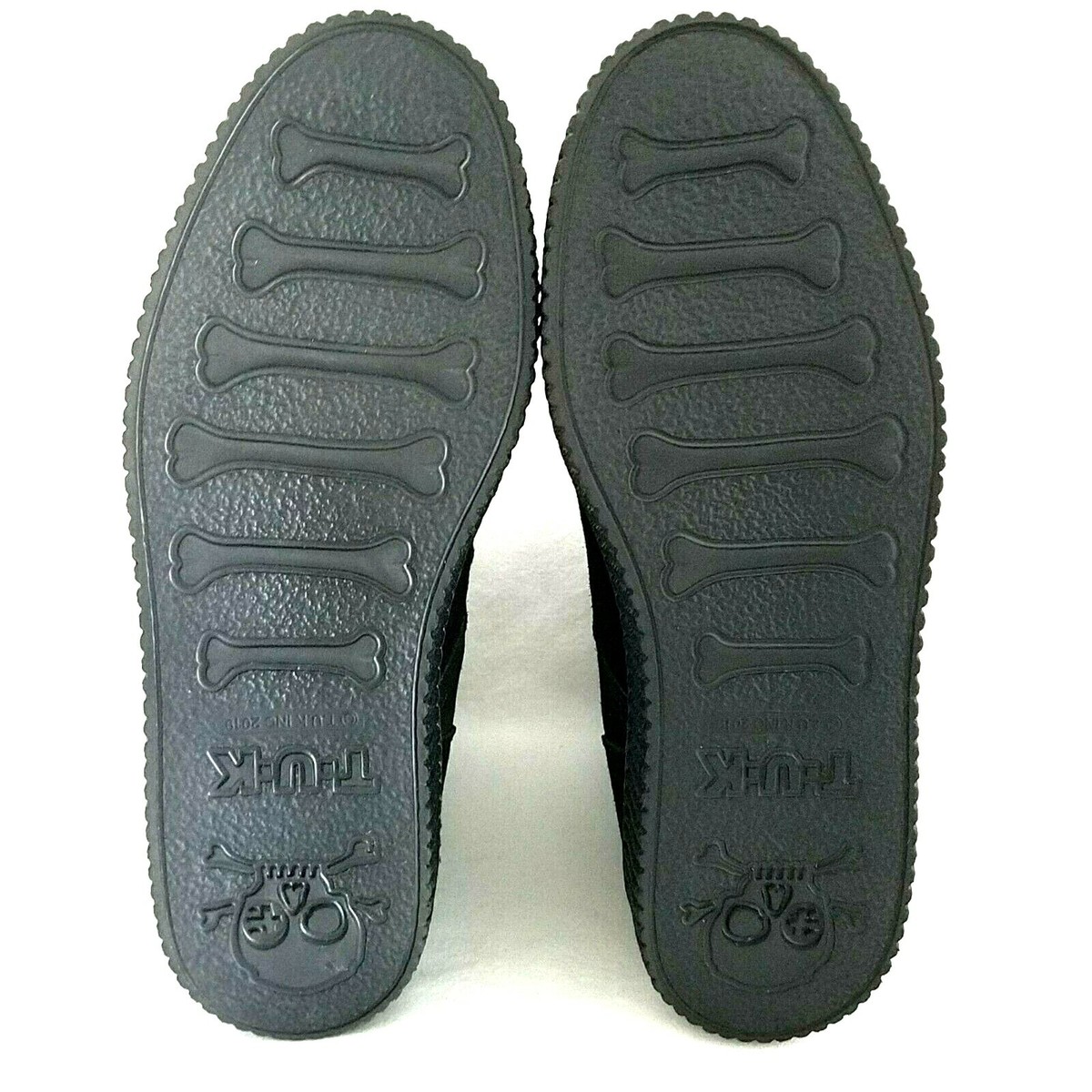 Black Cow Suede Viva Low Sole Creepers