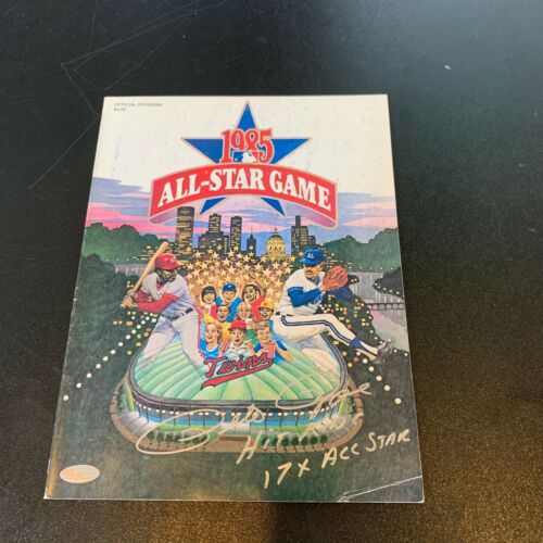 Pete Rose "Hit King 17 X AS" Signed Inscribed 1985 All Star Game Program Steiner - Picture 3 of 7
