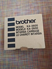 Brother KA-2600 intarsia carriage for bulky machine