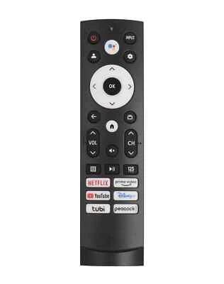 BESIA ERF3M90H Replaced Remote Control for Hisense Google Android TV(NO Voice)