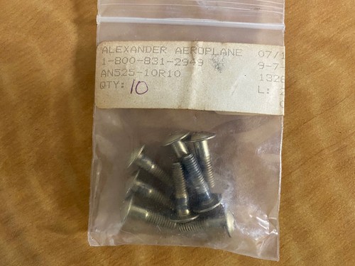 Aviation AN525-10R10  Screws