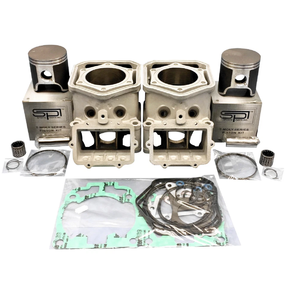 Re-plated OEM 05-08 Ski-Doo 600 HO SDI Cylinder SPI Pistons Gaskets MXZ GSX - Image 2 of 2