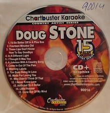 90014 DOUG  STONE    CHARTBUSTER KARAOKE CDG RARE