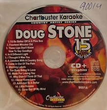 90014 DOUG   STONE        CHARTBUSTER  KARAOKE CDG RARE