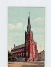 Postcard St. James' Church Haverhill Massachusetts USA