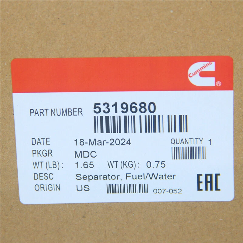 SIX Fuel/Water Separator Filters FS1098 fits Freightliner B6.7 ISB6.7 L9 ISL8.9 - Image 3 of 4