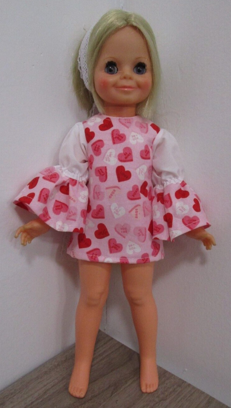 Adorable 15 "  NO Doll Ideal Velvet Mia Valentine's Day Dres