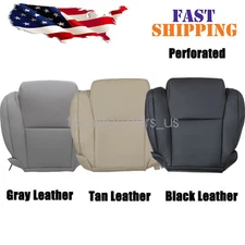 For 2007-2013 Toyota Tundra Platinum Driver Side Bottom PERF Leather Seat Cover