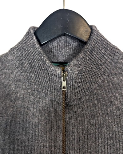 Cabela's Canadian Wool Windshear Vest Outfitter Solid Gray Full Zip Men's Large - Picture 5 of 7