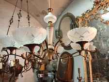 Lampadario Anni 50 In Cristallo 66×96