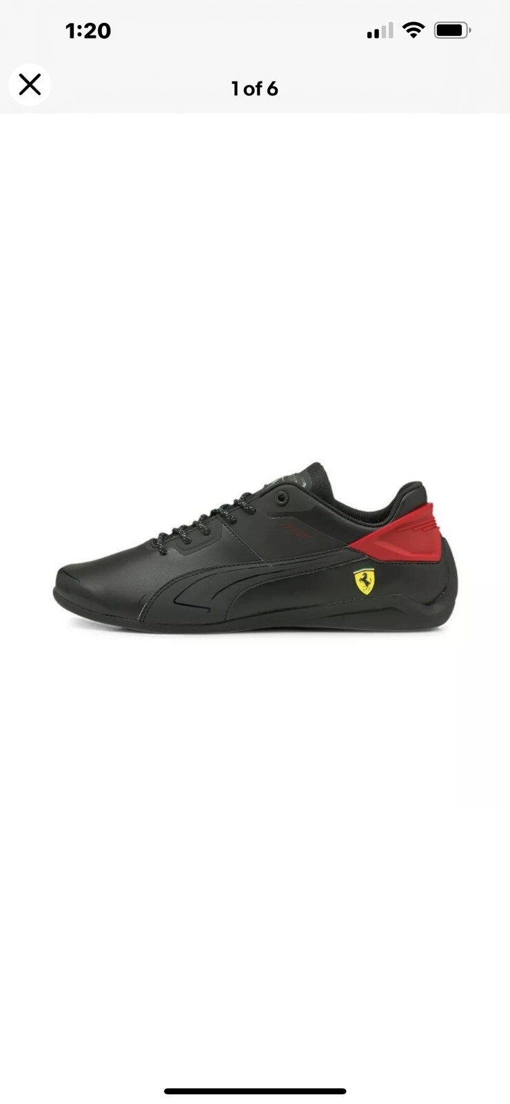 Puma Men's Scuderia Ferrari Drift Cat Delta Motorsport Shoes Black