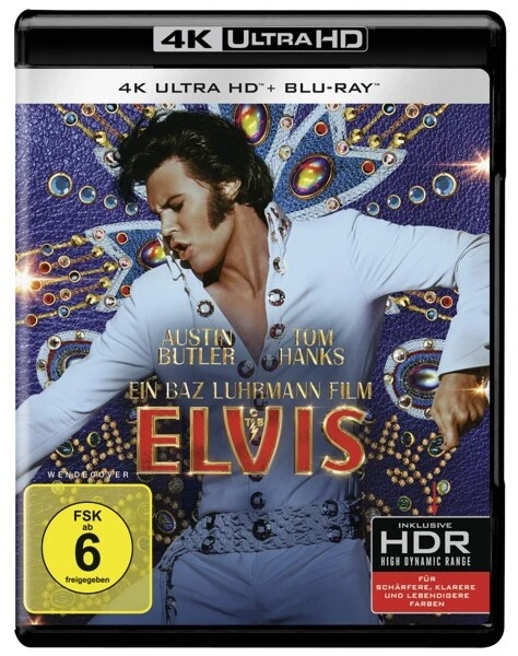 ELVIS - TOM HANKS,AUSTIN BUTLER,HELEN THOMSON  2 ULTRA HD BLU-RAY NEU - Bild 1 von 1