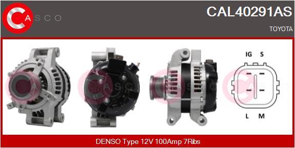 Casco Lichtmaschine Generator 100A 12V FüR Toyota Auris 2.0 D-4D 2.2-image