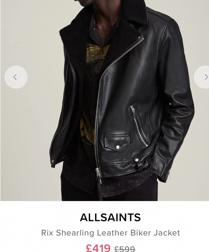 希少 17AW ALLSAINTS スウェード ライダース NASH BIKER - ライダース