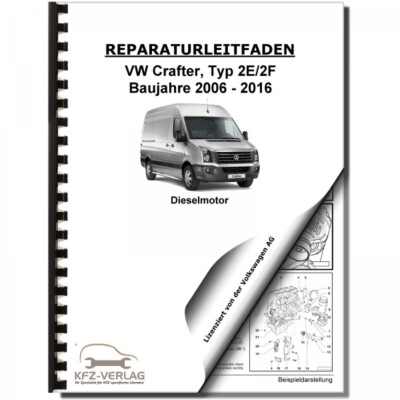 VW Crafter 2E 2006-2016 4-Zyl 2,0l Dieselmotor TDI 109-163 PS Reparaturanleitung