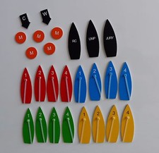 Big magnetic boat set for clubs, coaches and race committees, protest kit